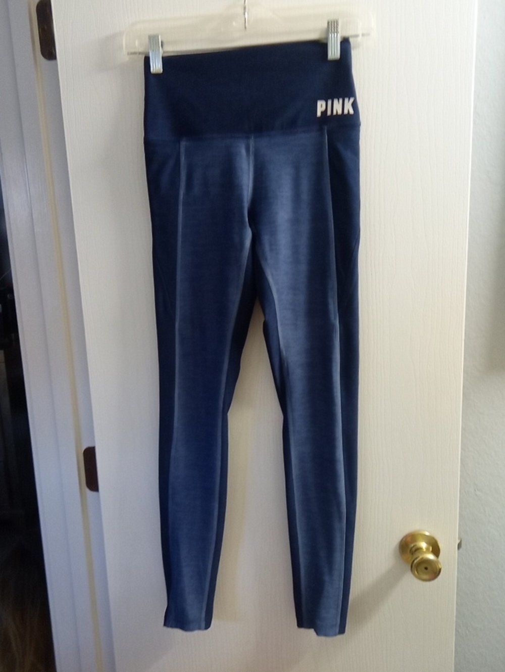 PINK Victoria's Secret Navy High-Waist Jeggings